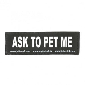 Ask To Pet Me Patch Large