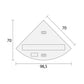 Trigon 190 LED - White