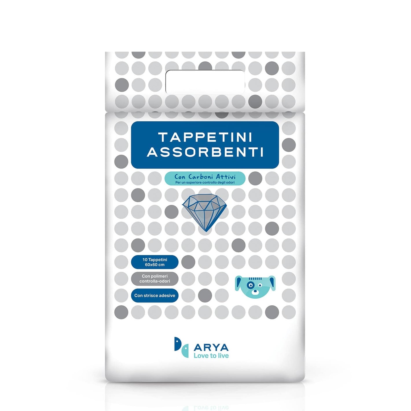 Arya Puppy Pads With Activated Carbon 60 x 60 cm, 10/pk