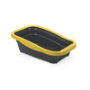 Nella Cat Litter Tray with Frame - Yellow