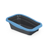 Nella Cat Litter Tray with Frame - Blue