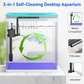 OF-386 Glass Aquarium with LED Light & Filter – 6L