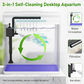 PF-285 Glass Aquarium with LED Light & Filter – 13L