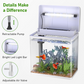 PF-285 Glass Aquarium with LED Light & Filter – 13L