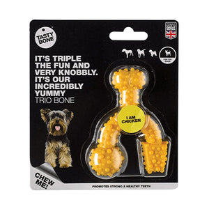 TastyBone Nylon Trio Toy Dog - Chicken