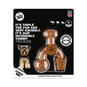 TastyBone Nylon Trio Toy Dog - Lamb