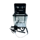 PY-200 Curved Glass Aquarium with LED Light & Filter – 4.5L