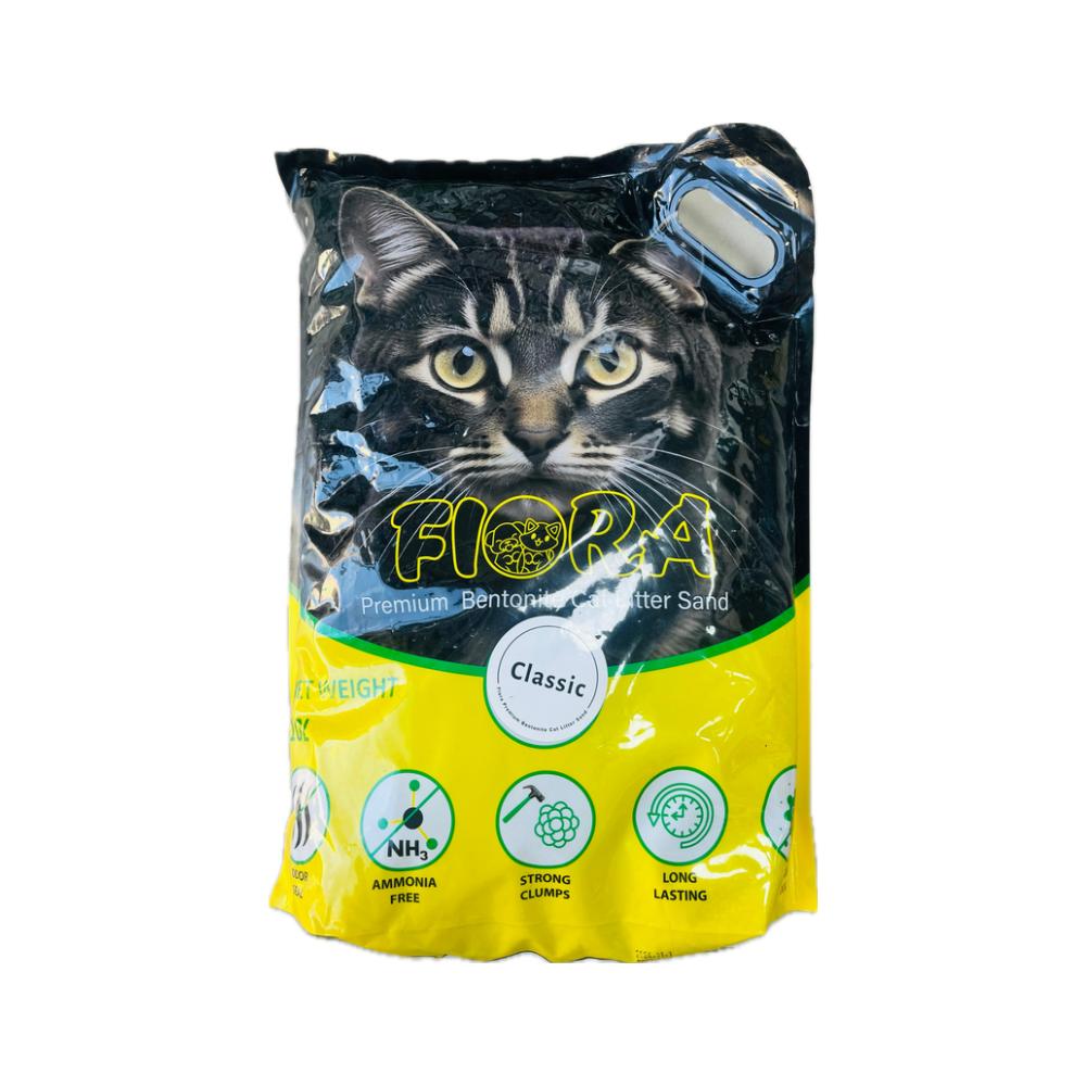 Fiora Premium Bentonite Classic Cat Litter - 10L (Fragrance-Free)