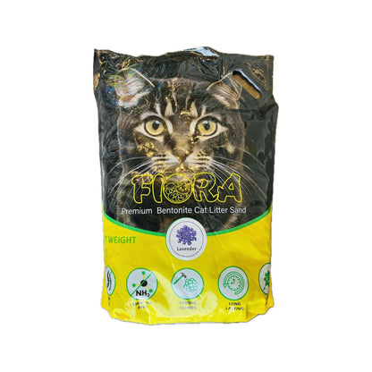 Fiora Premium Bentonite Cat Litter - 10L (Lavender Scent)