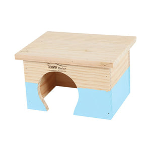 Rectangular Home Color Wooden House - Small/Blue