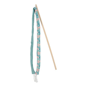 Ethicat Leaf Ribbon Wand Toy