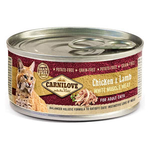 Carnilove WMM Chicken & Lamb for Adult Cats 100g