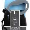 Adventure Retractable Leash, 5 m - Large - Black